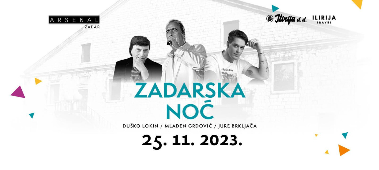 Zadar night Mladena Grdović, Duško Lokin & Jure Brkljača